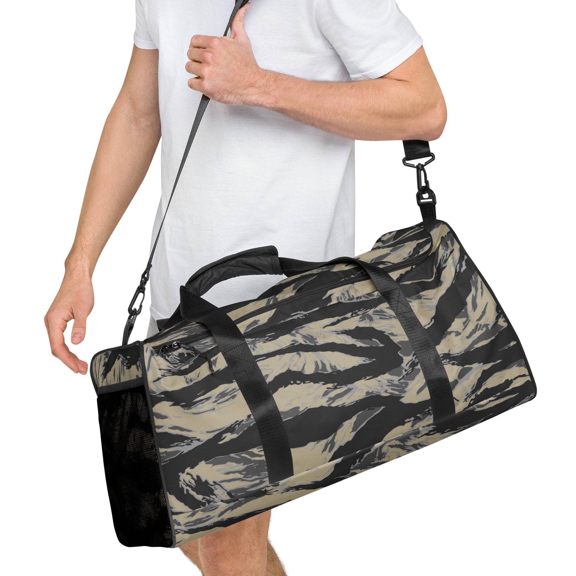 American Tiger Stripe Urban Rubble CAMO Duffle Bag