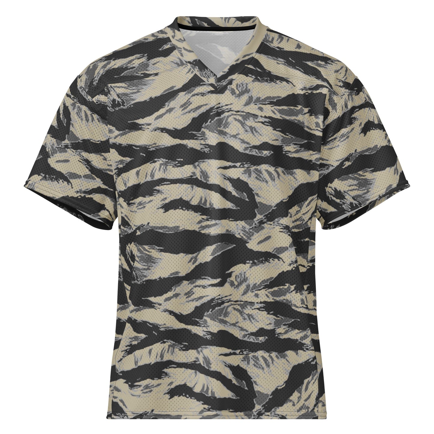 American Tiger Stripe Urban Rubble CAMO Unisex Football Jersey - 2XS