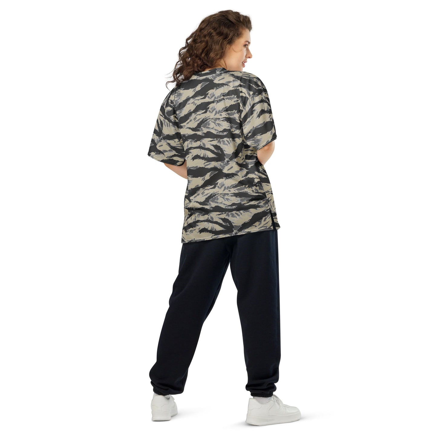 American Tiger Stripe Urban Rubble CAMO Unisex Football Jersey