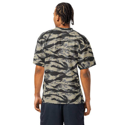American Tiger Stripe Urban Rubble CAMO Unisex Football Jersey