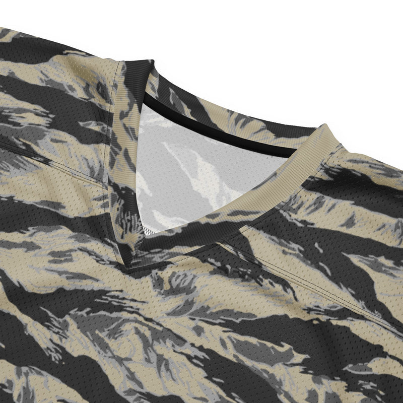 Tiger Stripe Urban Rubble CAMO Unisex Football Jersey - American