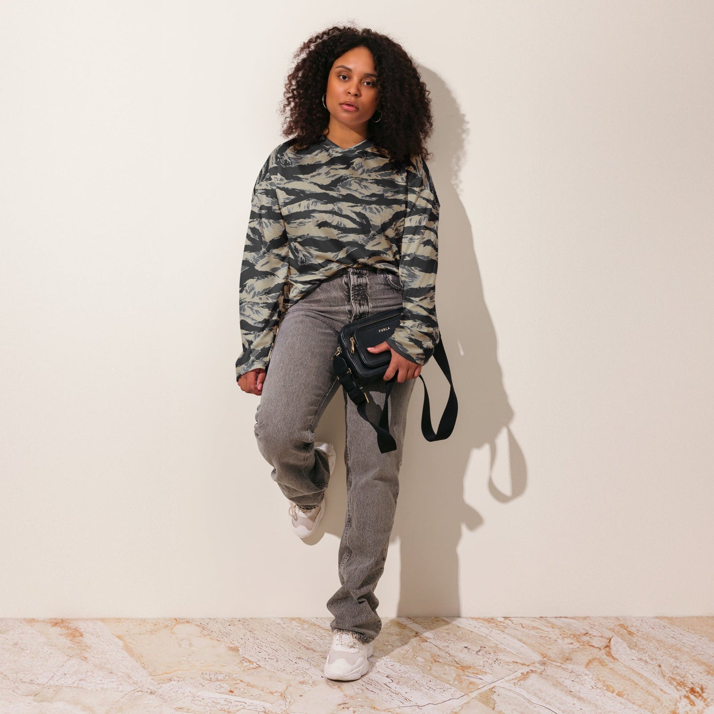 American Tiger Stripe Urban Rubble CAMO hockey fan jersey - Hockey Jerseys