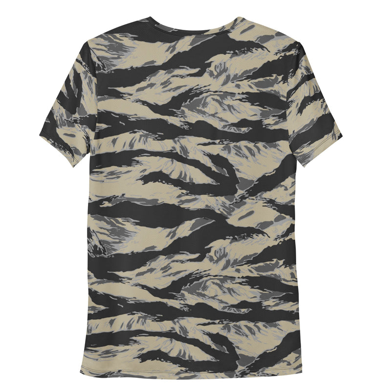 Tiger Stripe Urban Rubble CAMO Mens Athletic T-Shirt - Shirt