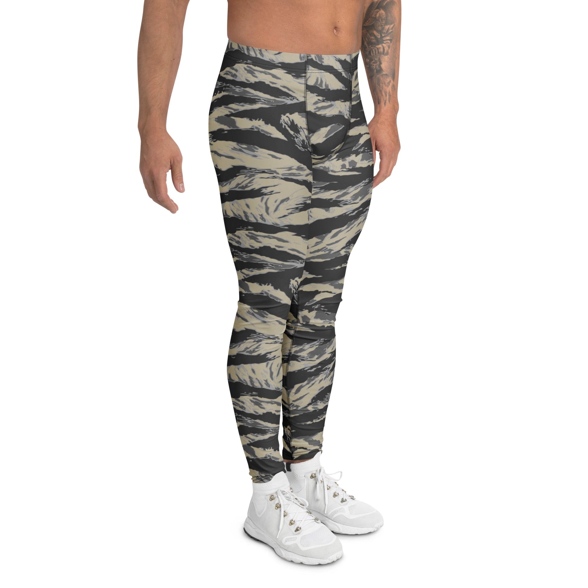 American Tiger Stripe Urban Rubble CAMO Mens Leggings