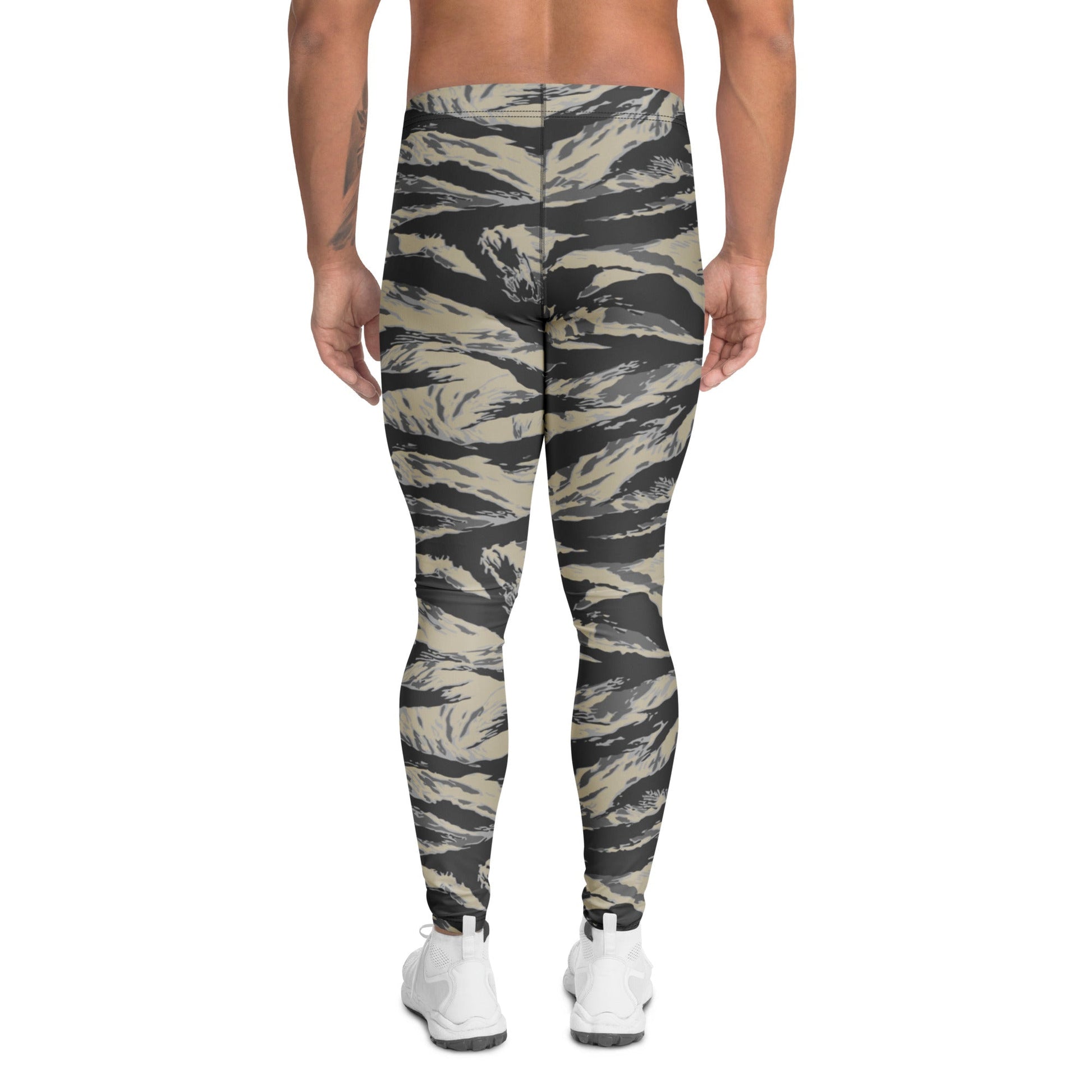 American Tiger Stripe Urban Rubble CAMO Mens Leggings