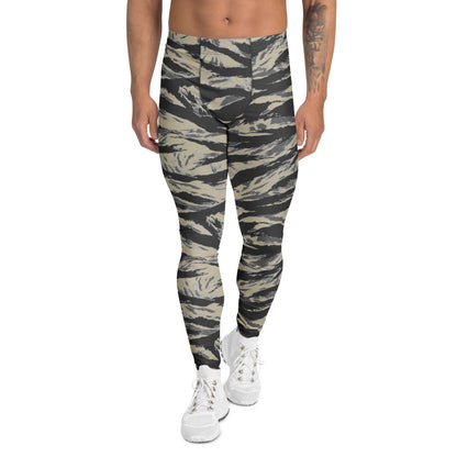 American Tiger Stripe Urban Rubble CAMO Mens Leggings - XS