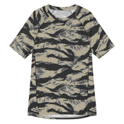 Tiger Stripe Urban Rubble CAMO Mens Short-Sleeve Rash Guard - 2XS - SS