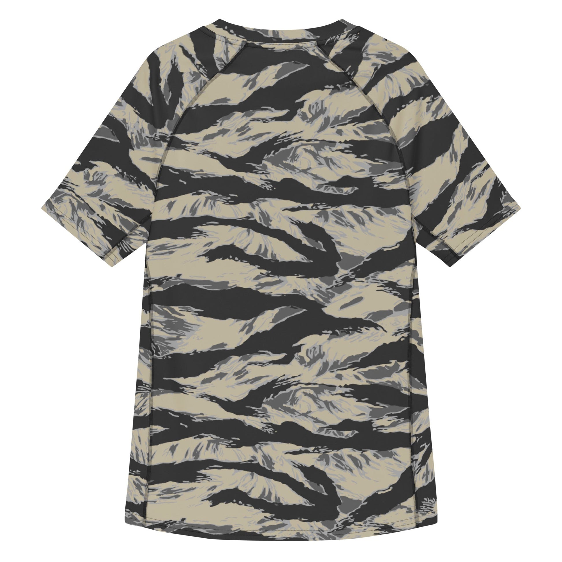 American Tiger Stripe Urban Rubble CAMO Mens Short-Sleeve Rash Guard - Short-sleeve Guards