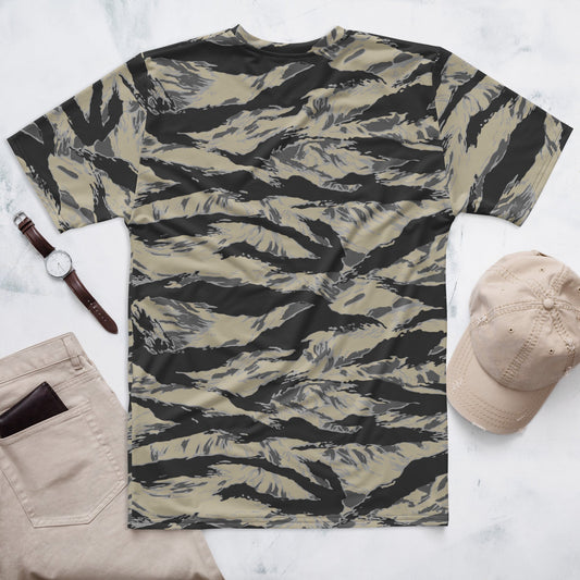American Tiger Stripe Urban Rubble CAMO Mens t-shirt - T-Shirts