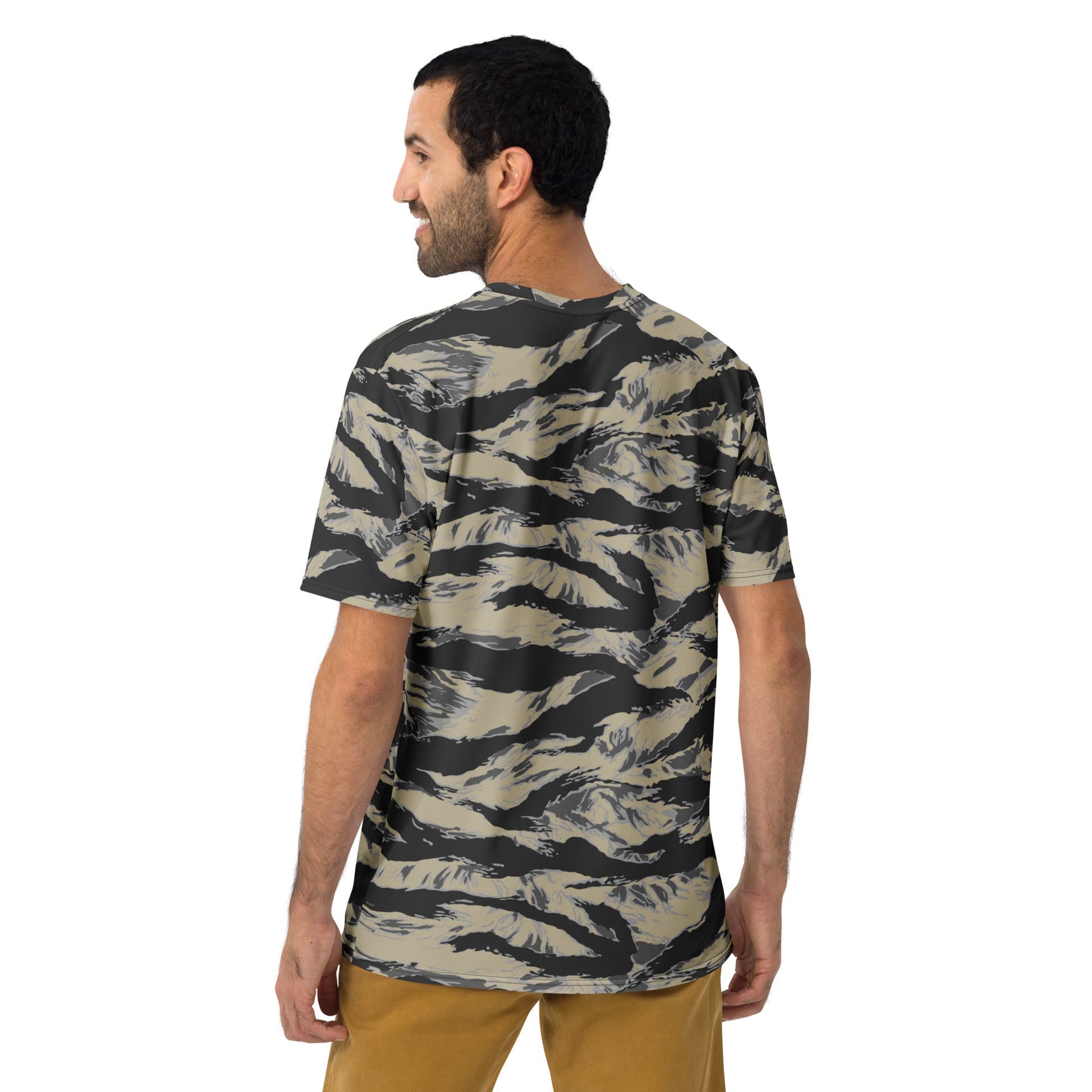American Tiger Stripe Urban Rubble CAMO Mens t-shirt - T-Shirts