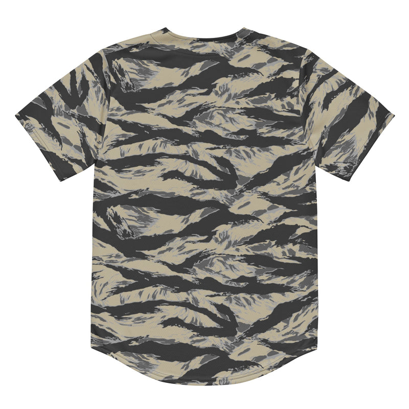 Tiger Stripe Urban Rubble CAMO Unisex Baseball Jersey