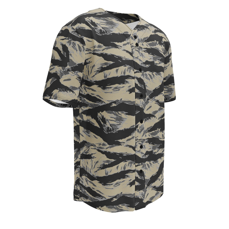 Tiger Stripe Urban Rubble CAMO Unisex Baseball Jersey