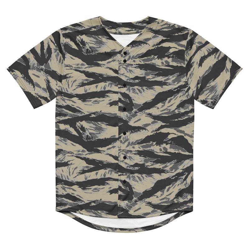 Tiger Stripe Urban Rubble CAMO Unisex Baseball Jersey