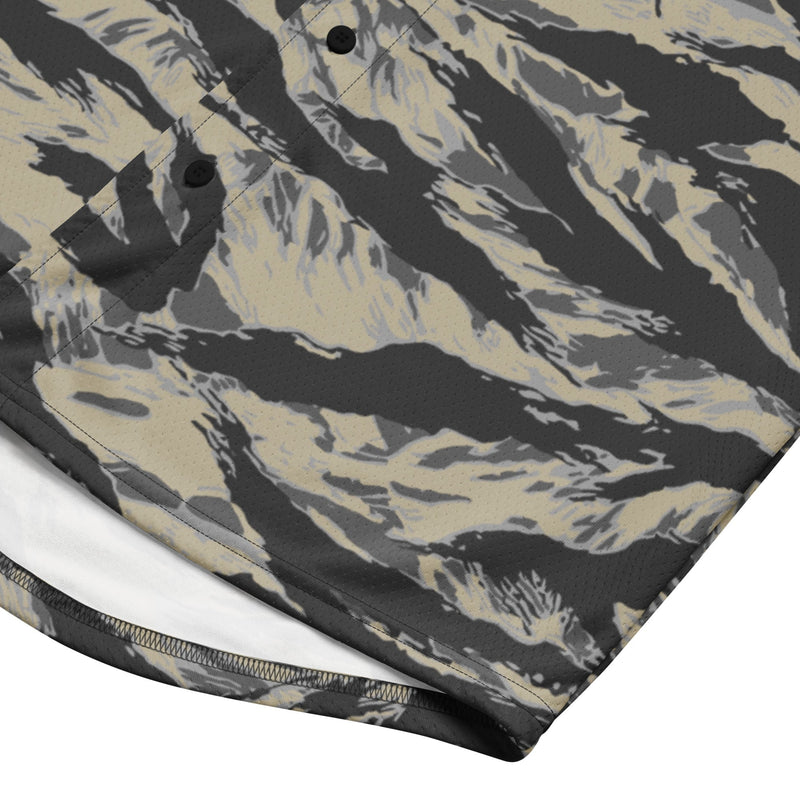 Tiger Stripe Urban Rubble CAMO Unisex Baseball Jersey