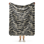Tiger Stripe Urban Rubble CAMO Sherpa Blanket - 50″×60″
