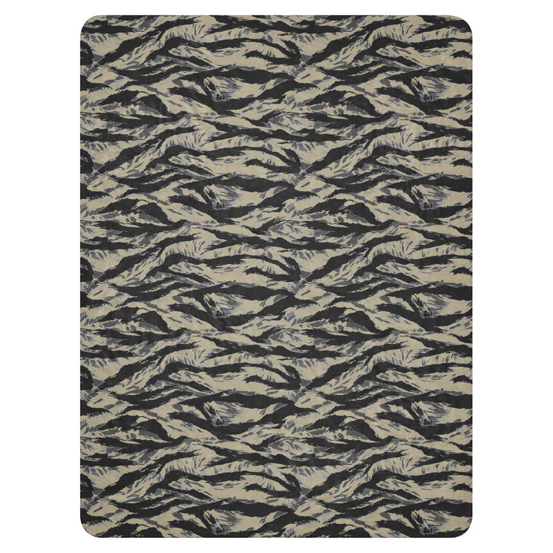 Tiger Stripe Urban Rubble CAMO Sherpa Blanket