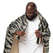 Tiger Stripe Urban Rubble CAMO Sherpa Blanket