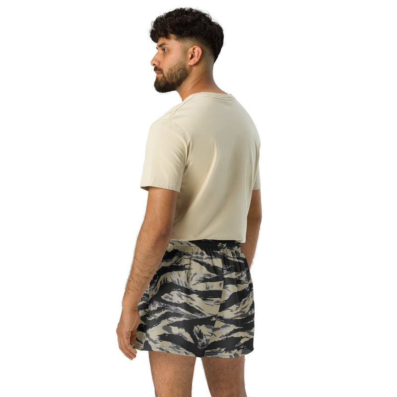 Tiger Stripe Urban Rubble CAMO Unisex Athletic Shorts