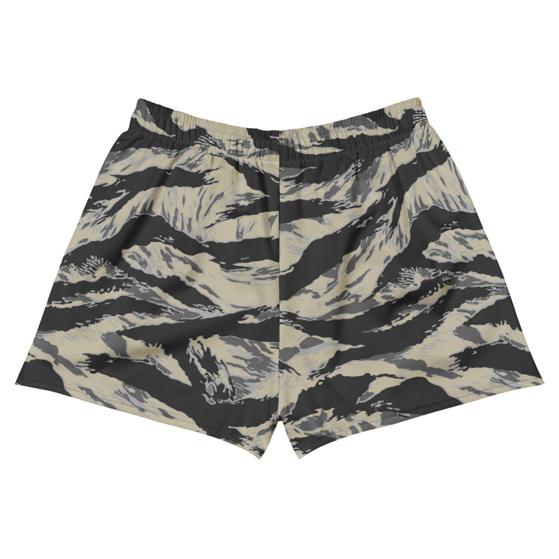 Tiger Stripe Urban Rubble CAMO Unisex Athletic Shorts