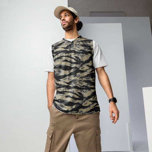 American Tiger Stripe Urban Rubble CAMO unisex basketball jersey - 2XS - Basketball Jerseys