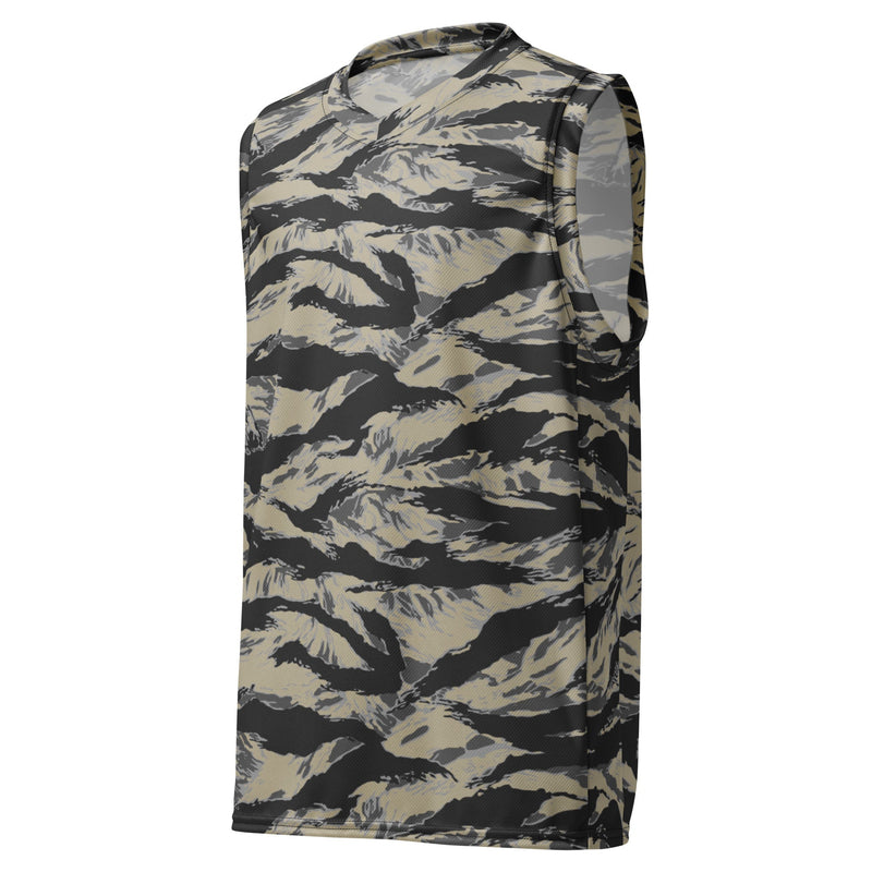 Tiger Stripe Urban Rubble CAMO Unisex Basketball Jersey