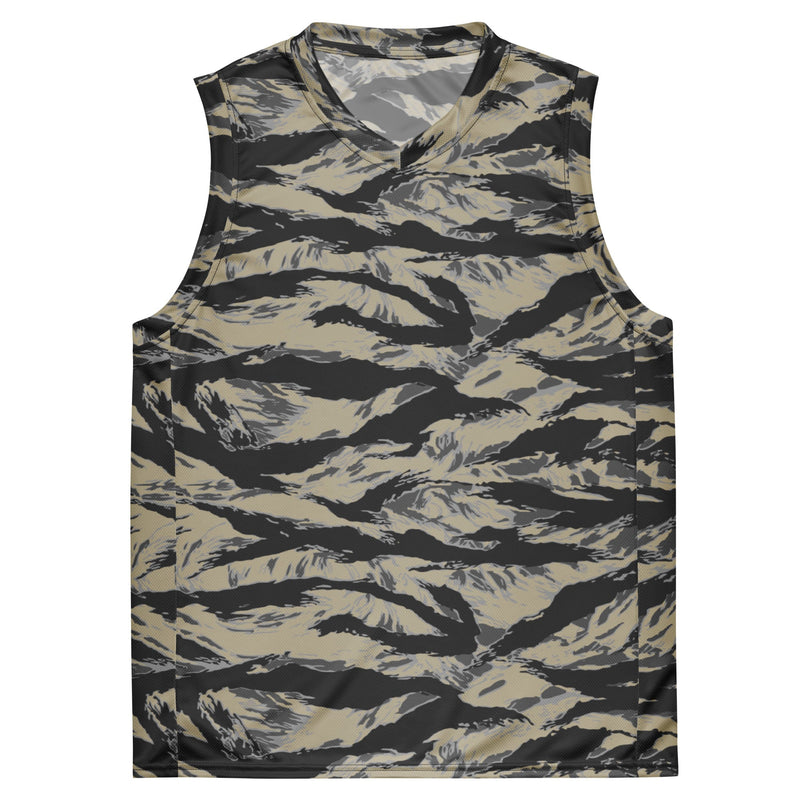 Tiger Stripe Urban Rubble CAMO Unisex Basketball Jersey