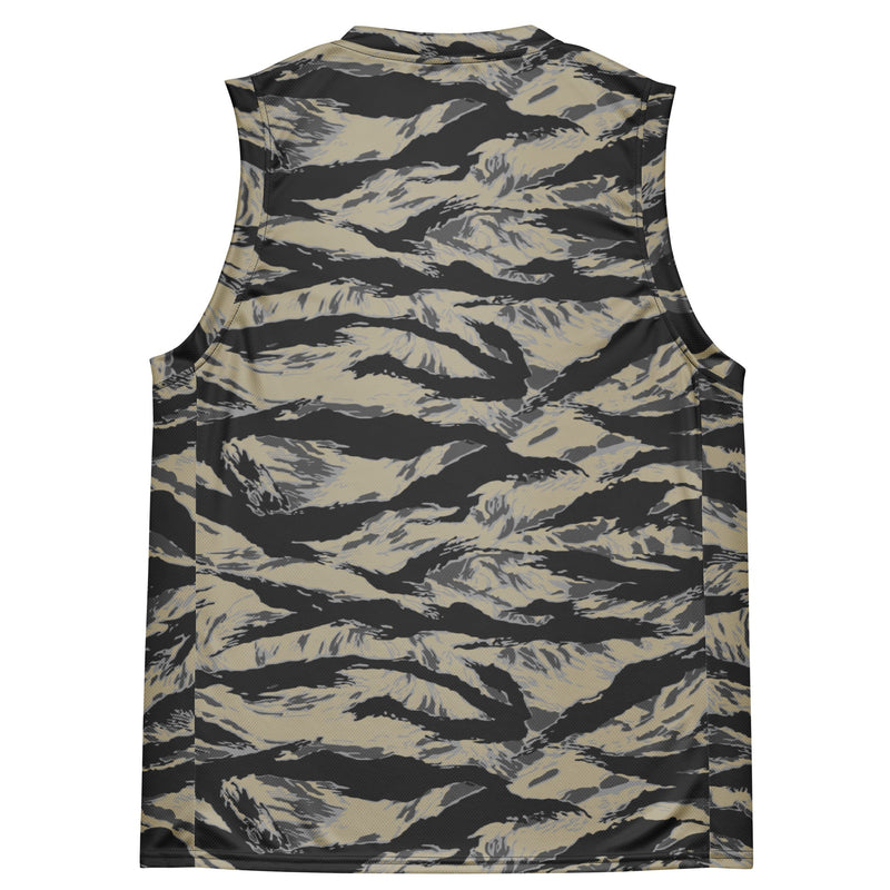 Tiger Stripe Urban Rubble CAMO Unisex Basketball Jersey