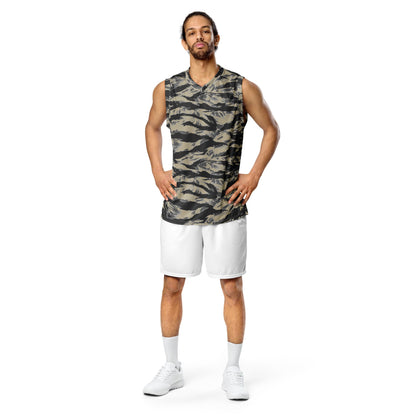 American Tiger Stripe Urban Rubble CAMO unisex basketball jersey - Basketball Jerseys