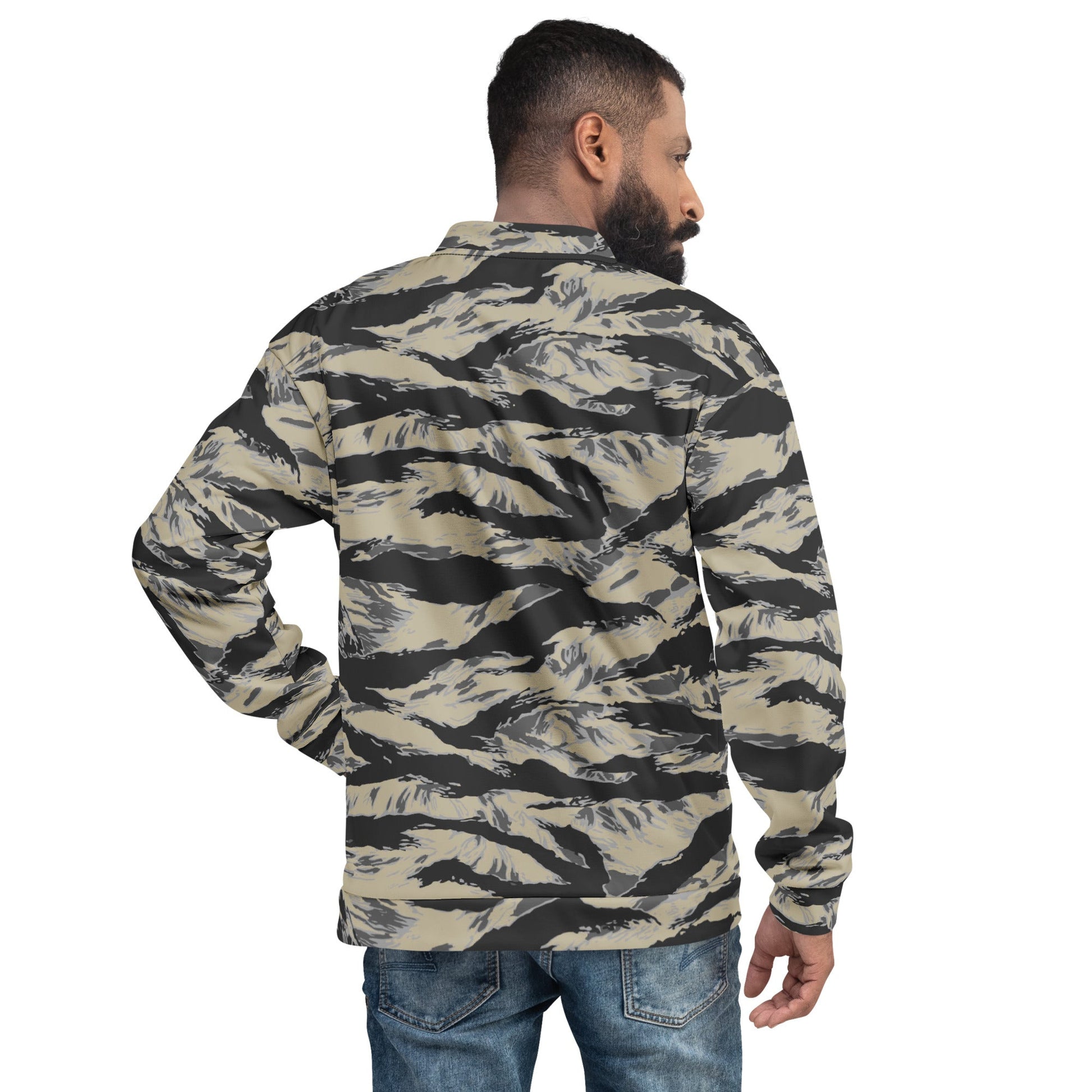 American Tiger Stripe Urban Rubble CAMO Unisex Bomber Jacket