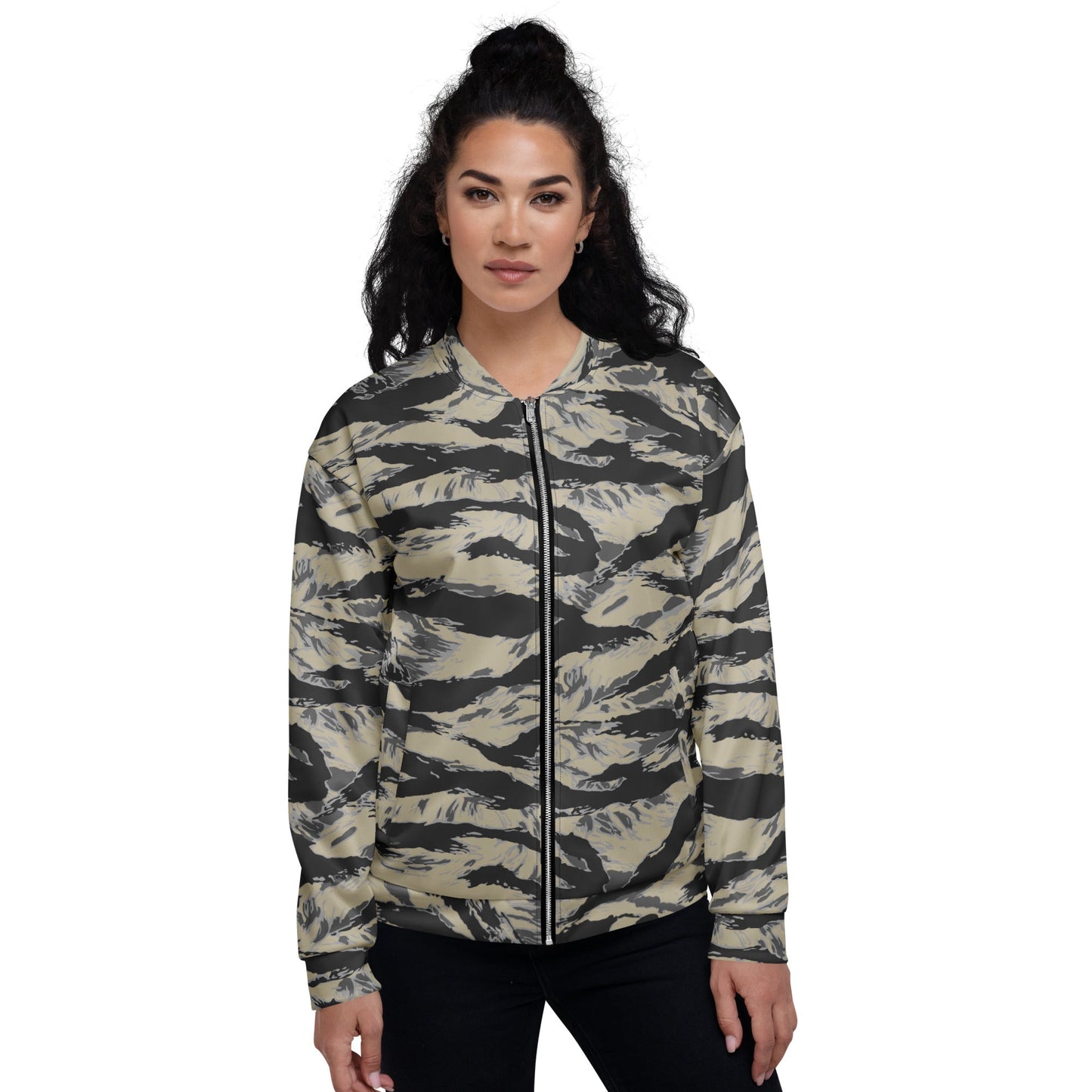 American Tiger Stripe Urban Rubble CAMO Unisex Bomber Jacket