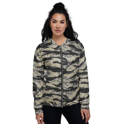 American Tiger Stripe Urban Rubble CAMO Unisex Bomber Jacket