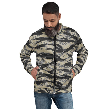 American Tiger Stripe Urban Rubble CAMO Unisex Bomber Jacket - XS