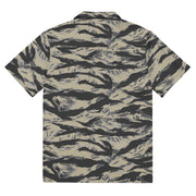 Tiger Stripe Urban Rubble CAMO Unisex Short-Sleeve Button Shirt