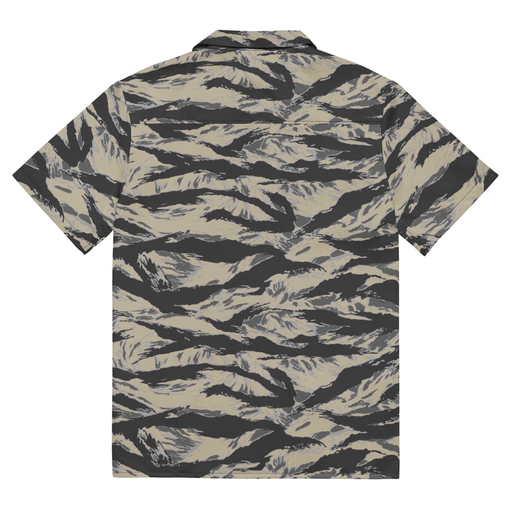 American Tiger Stripe Urban Rubble CAMO Unisex button shirt - Button Shirts