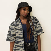 Tiger Stripe Urban Rubble CAMO Unisex Short-Sleeve Button Shirt