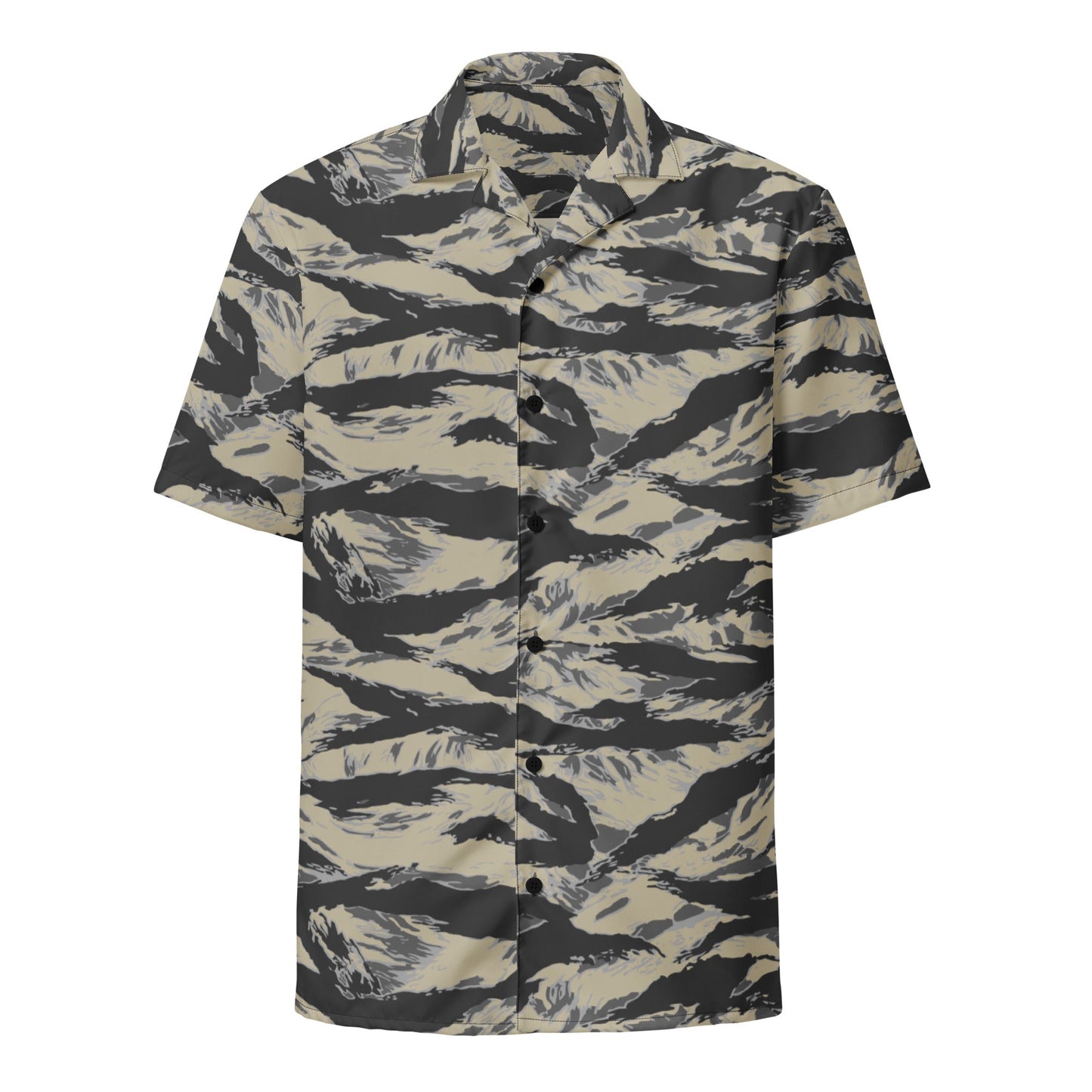 American Tiger Stripe Urban Rubble CAMO Unisex button shirt - Button Shirts