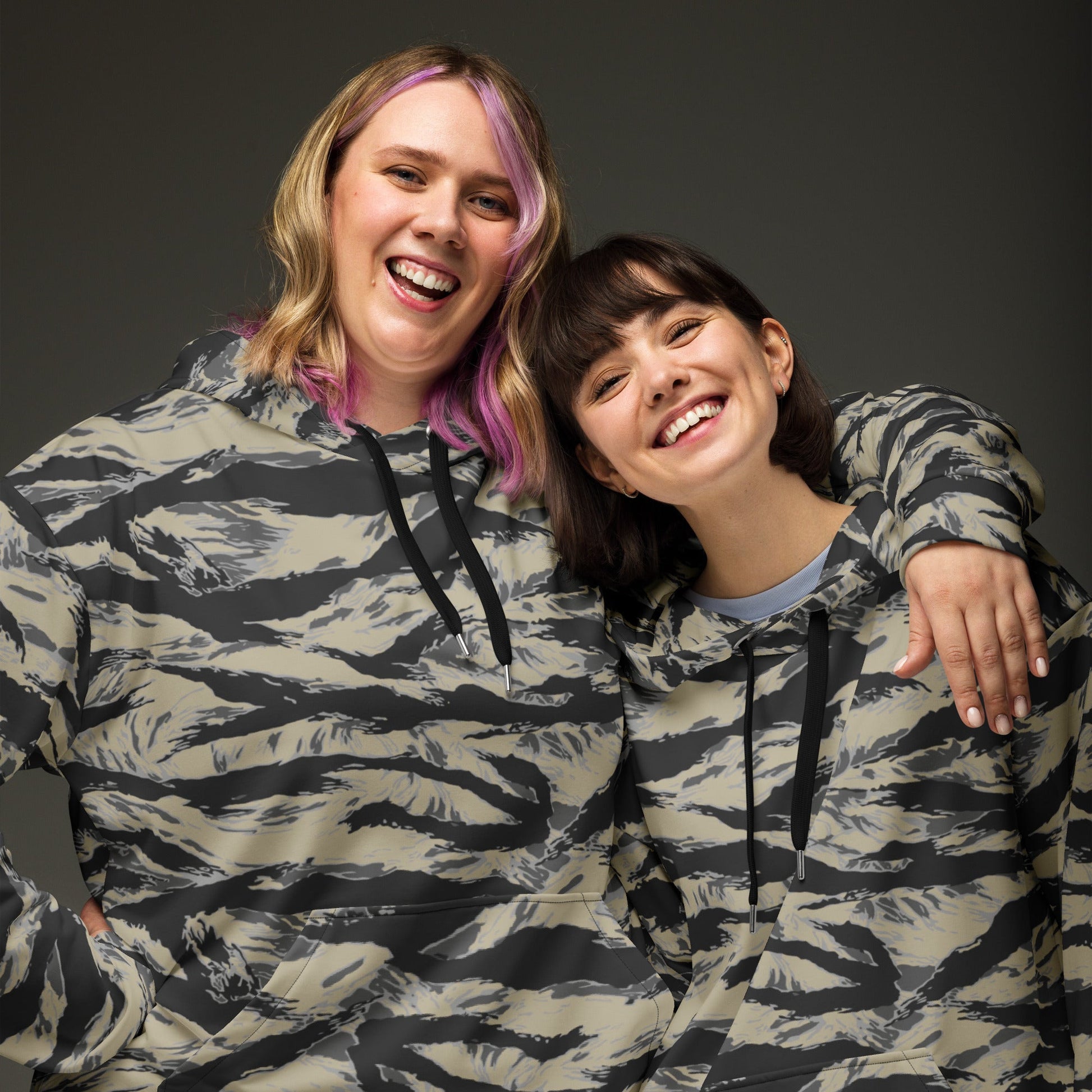 American Tiger Stripe Urban Rubble CAMO Unisex Hoodie