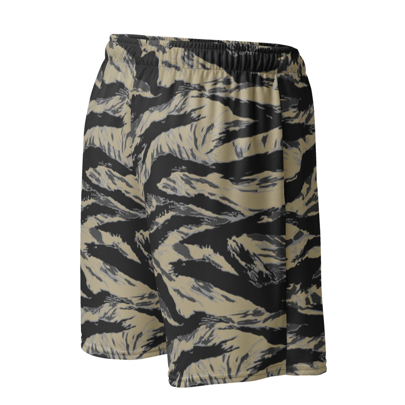 Tiger Stripe Urban Rubble CAMO Unisex Mesh Shorts
