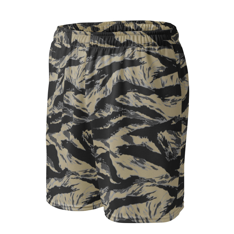 Tiger Stripe Urban Rubble CAMO Unisex Mesh Shorts