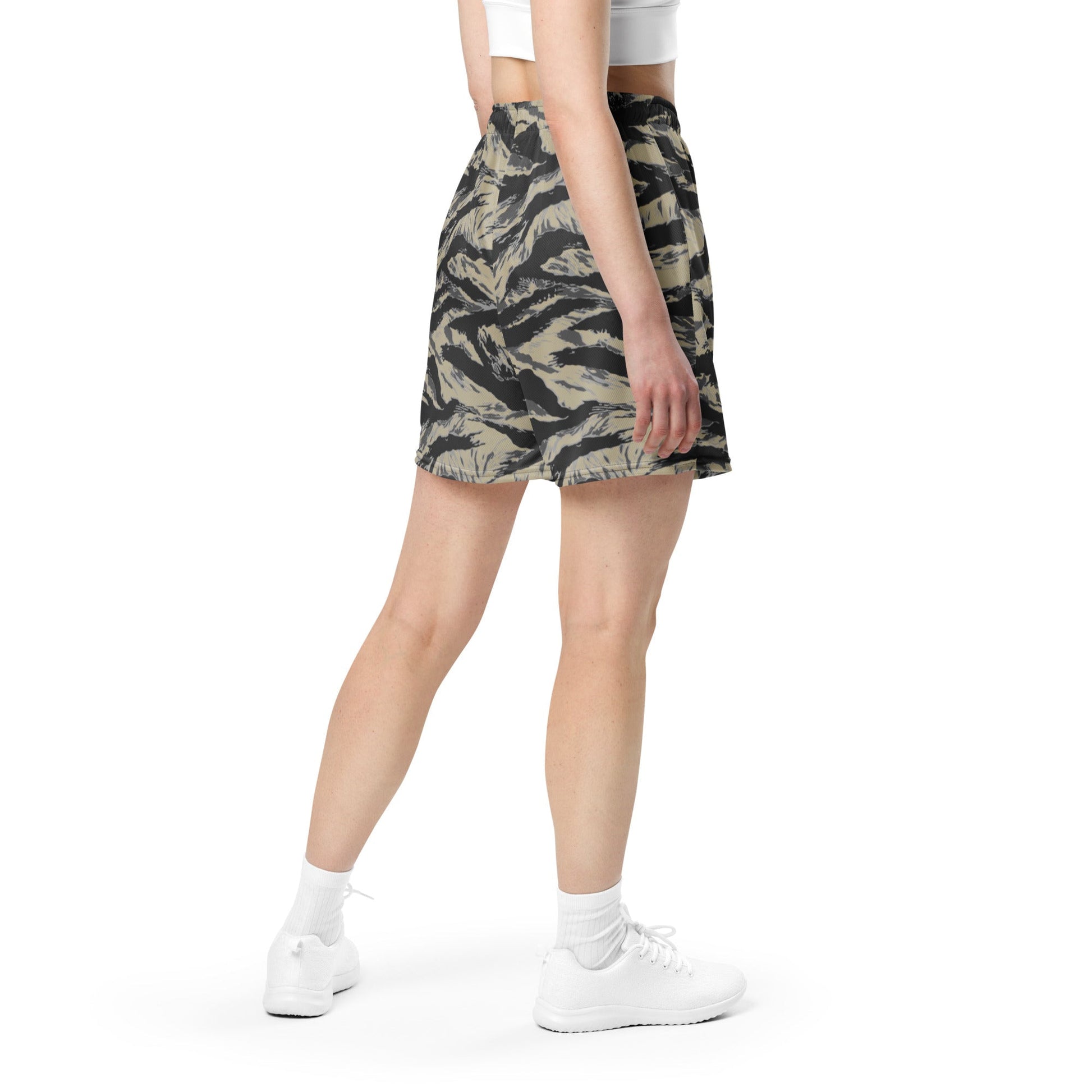 American Tiger Stripe Urban Rubble CAMO Unisex mesh shorts - Mesh Shorts