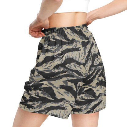 American Tiger Stripe Urban Rubble CAMO Unisex mesh shorts - Mesh Shorts