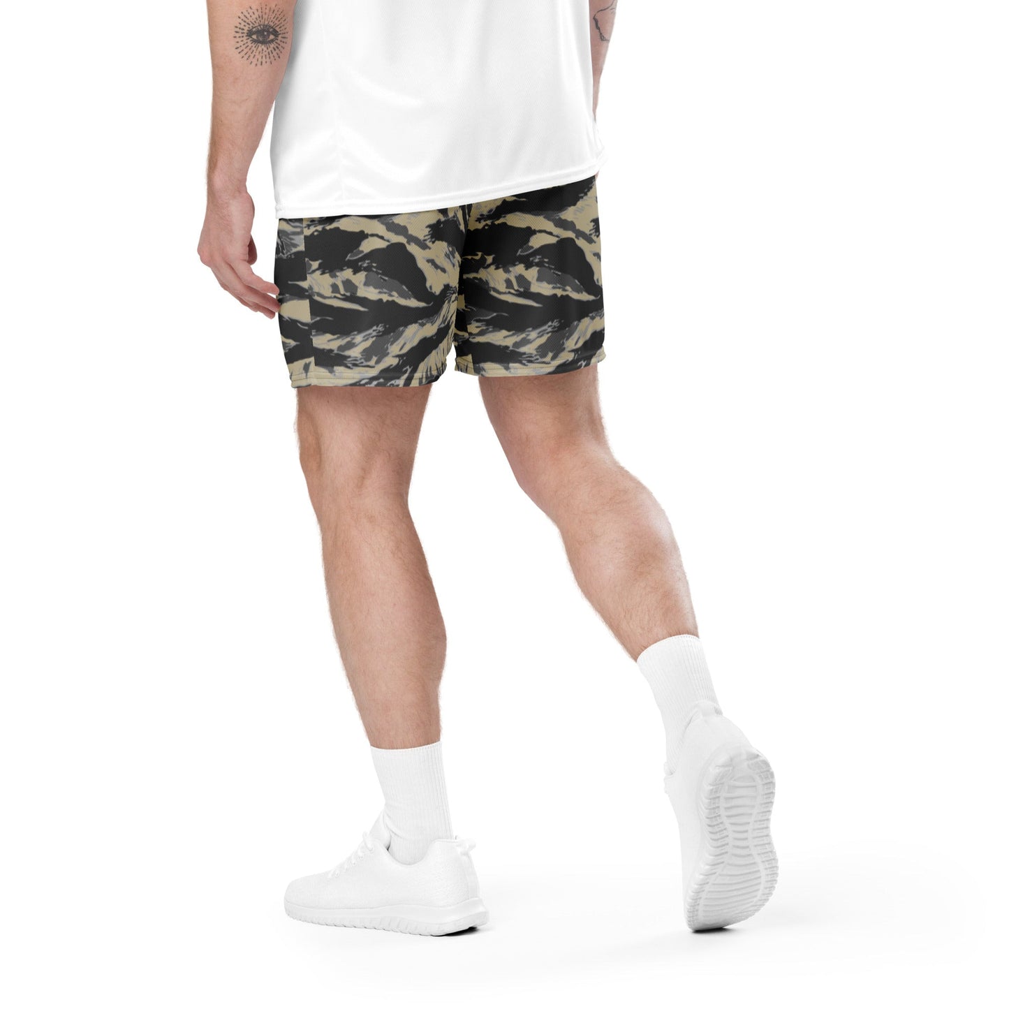 American Tiger Stripe Urban Rubble CAMO Unisex mesh shorts - Mesh Shorts