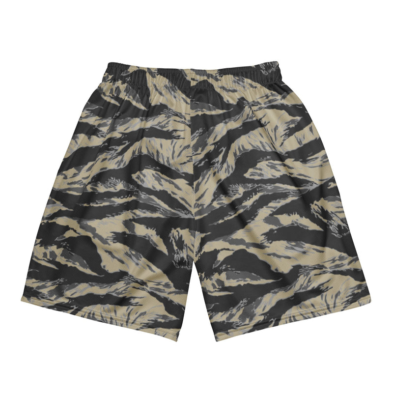 Tiger Stripe Urban Rubble CAMO Unisex Mesh Shorts