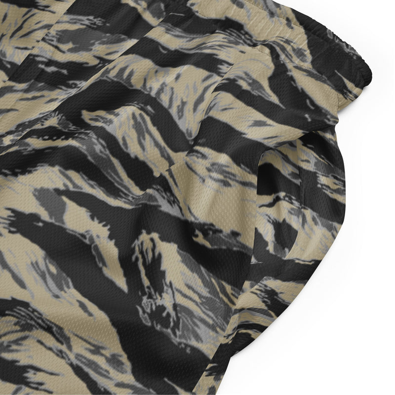 Tiger Stripe Urban Rubble CAMO Unisex Mesh Shorts