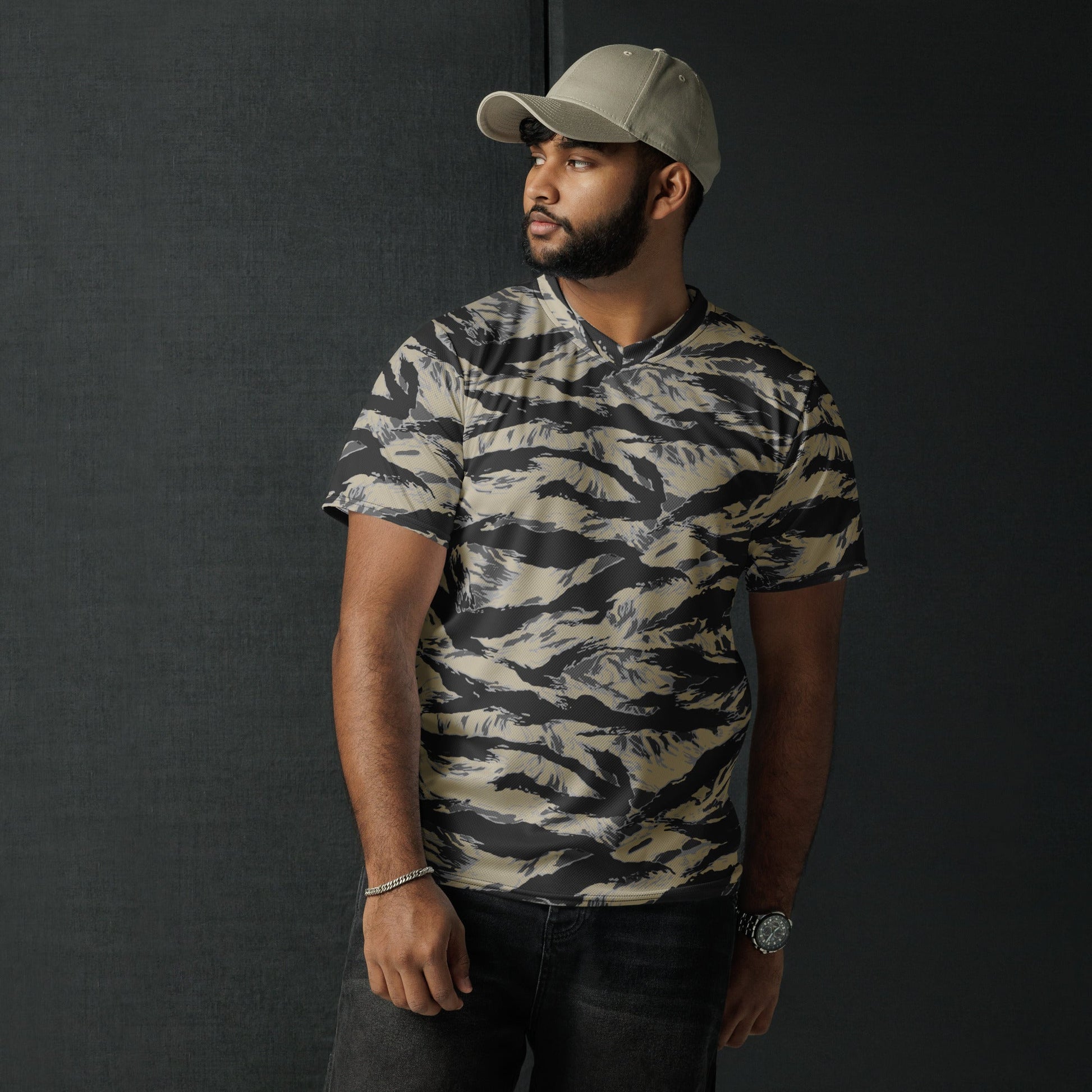 American Tiger Stripe Urban Rubble CAMO unisex sports jersey - Sports Jerseys