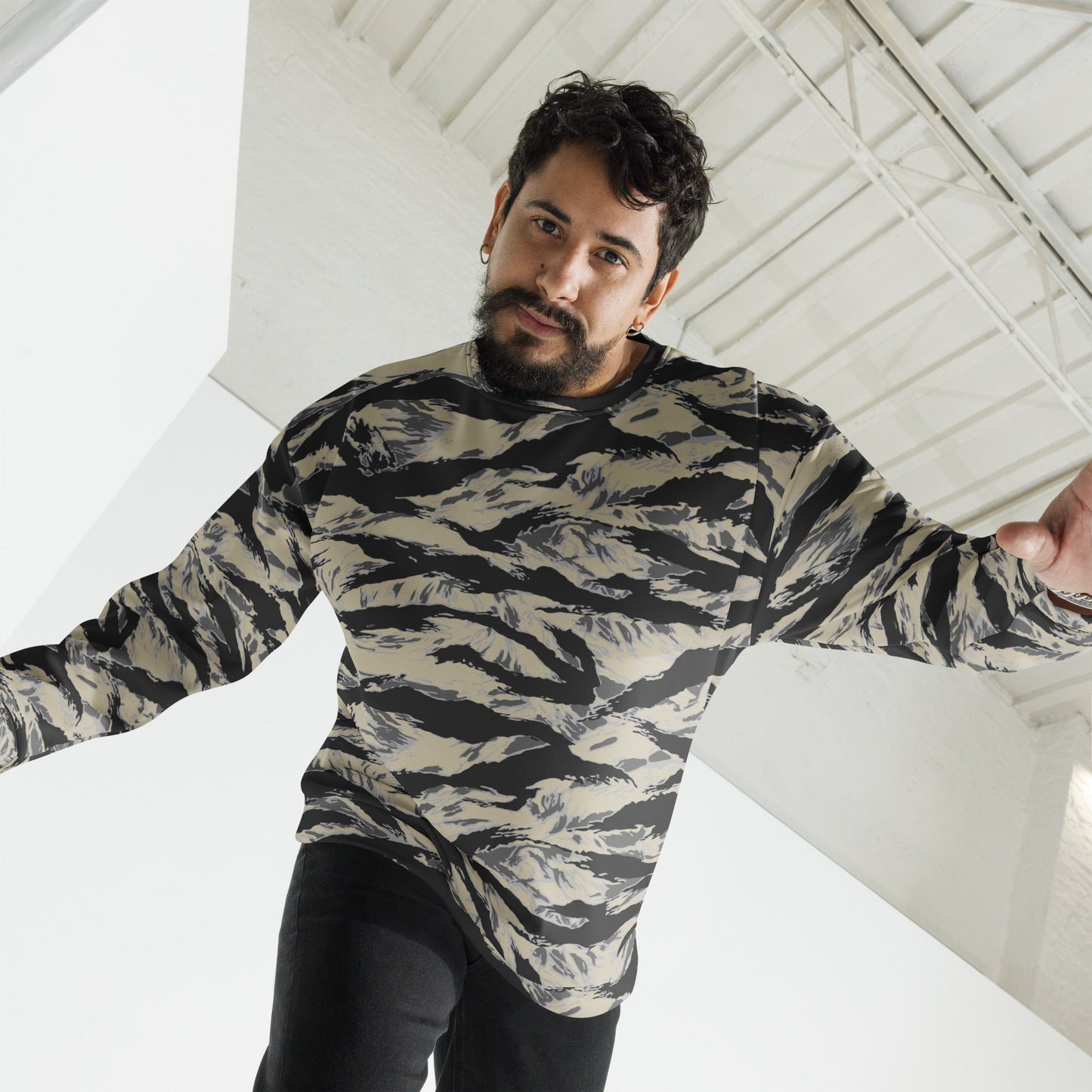 American Tiger Stripe Urban Rubble CAMO Unisex Sweatshirt - Sweatshirts