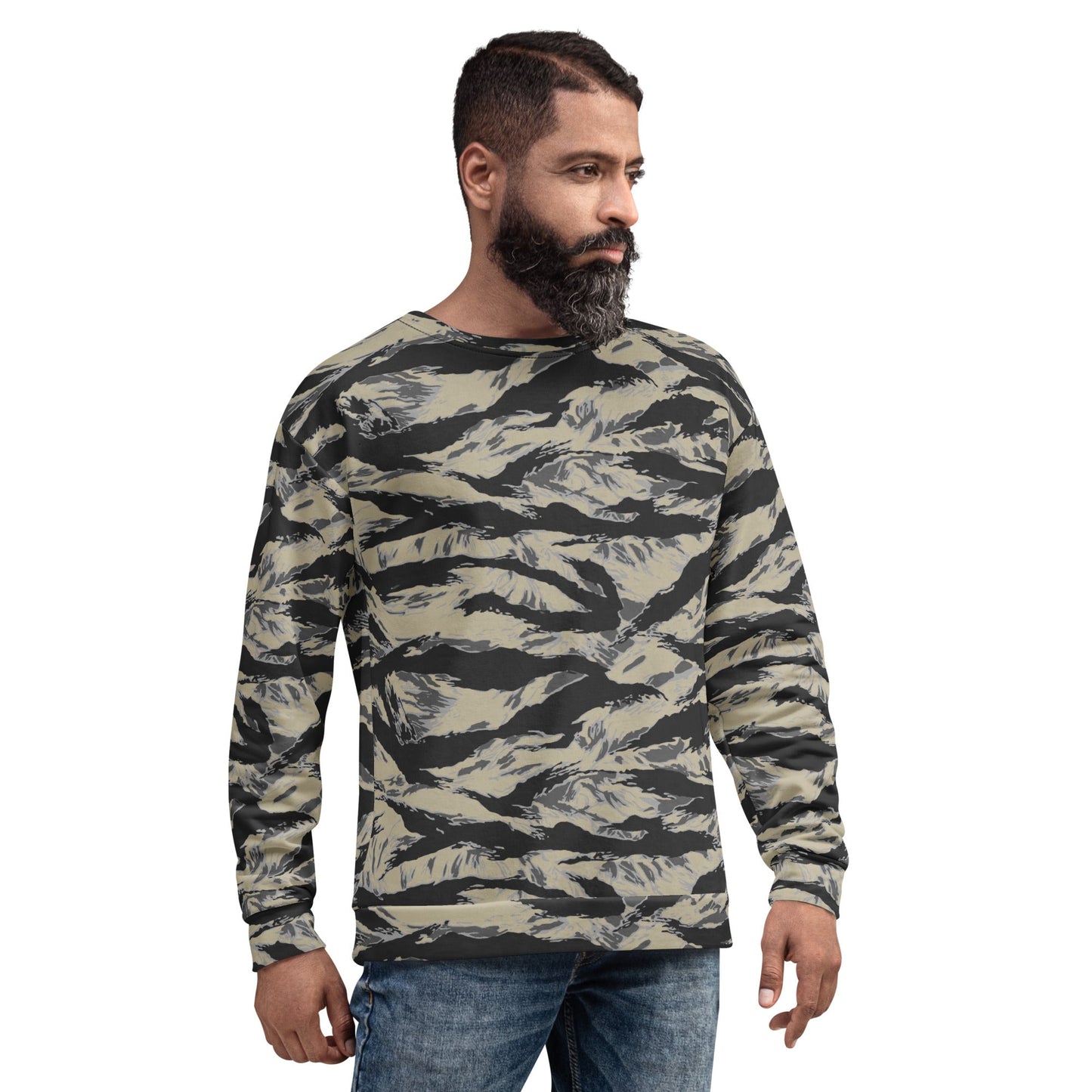 American Tiger Stripe Urban Rubble CAMO Unisex Sweatshirt - Sweatshirts