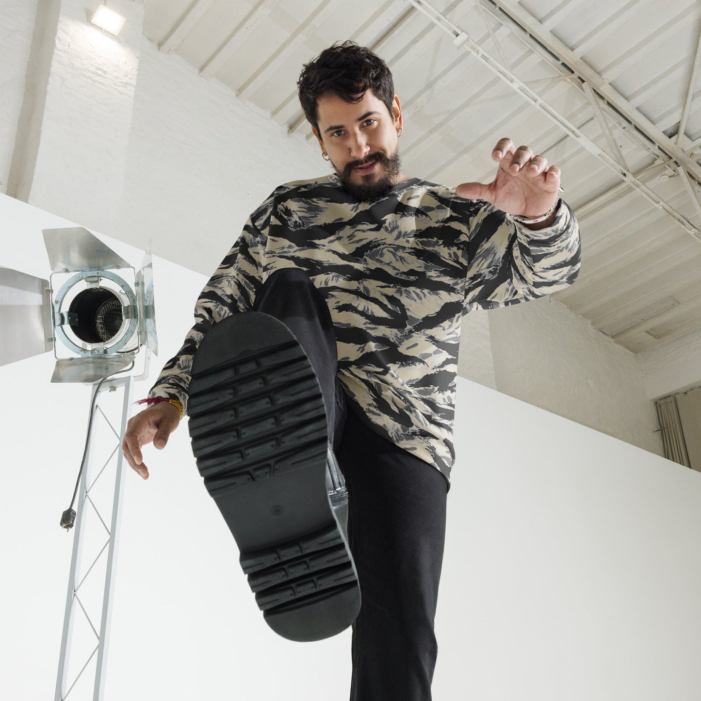 American Tiger Stripe Urban Rubble CAMO Unisex Sweatshirt - Sweatshirts