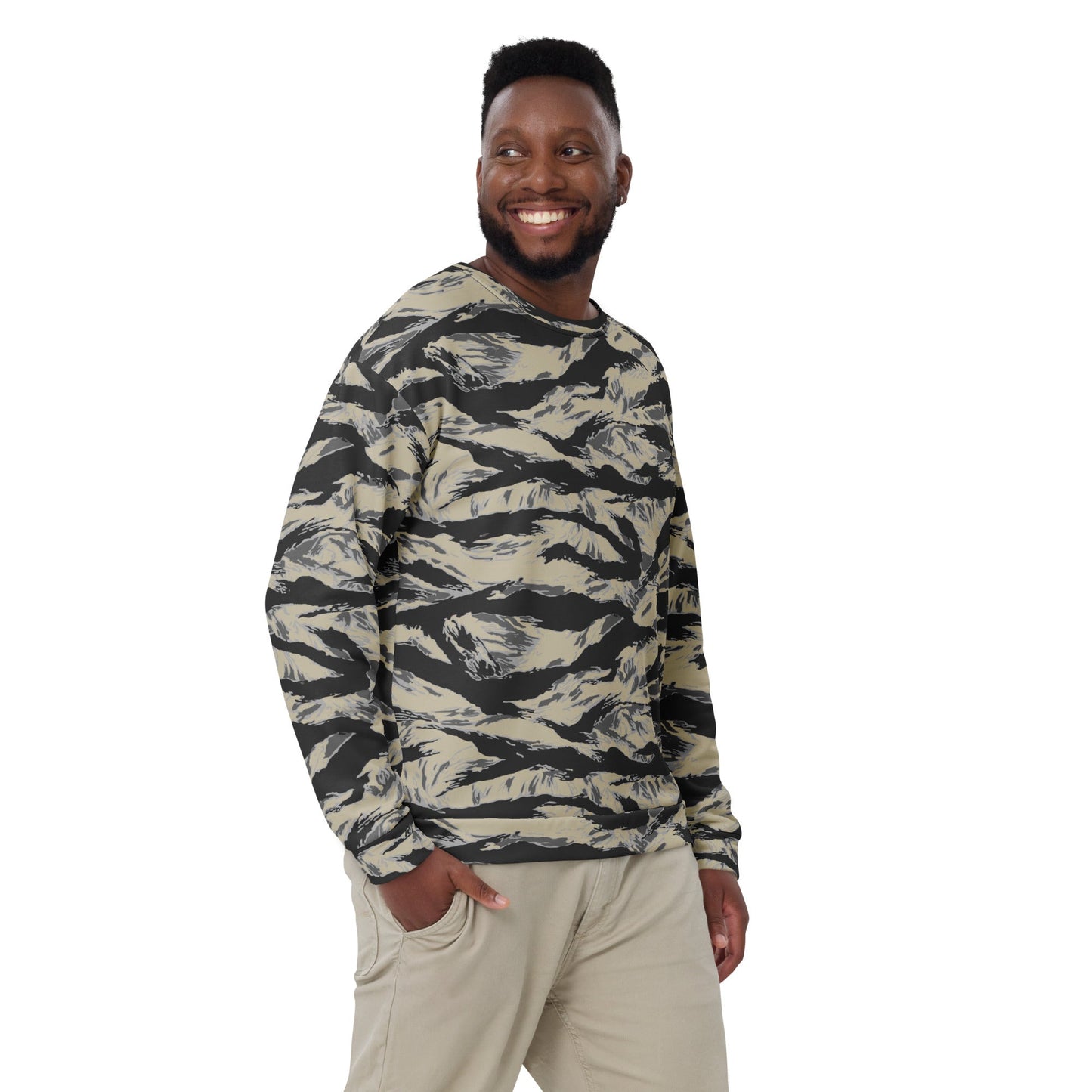 American Tiger Stripe Urban Rubble CAMO Unisex Sweatshirt - Sweatshirts