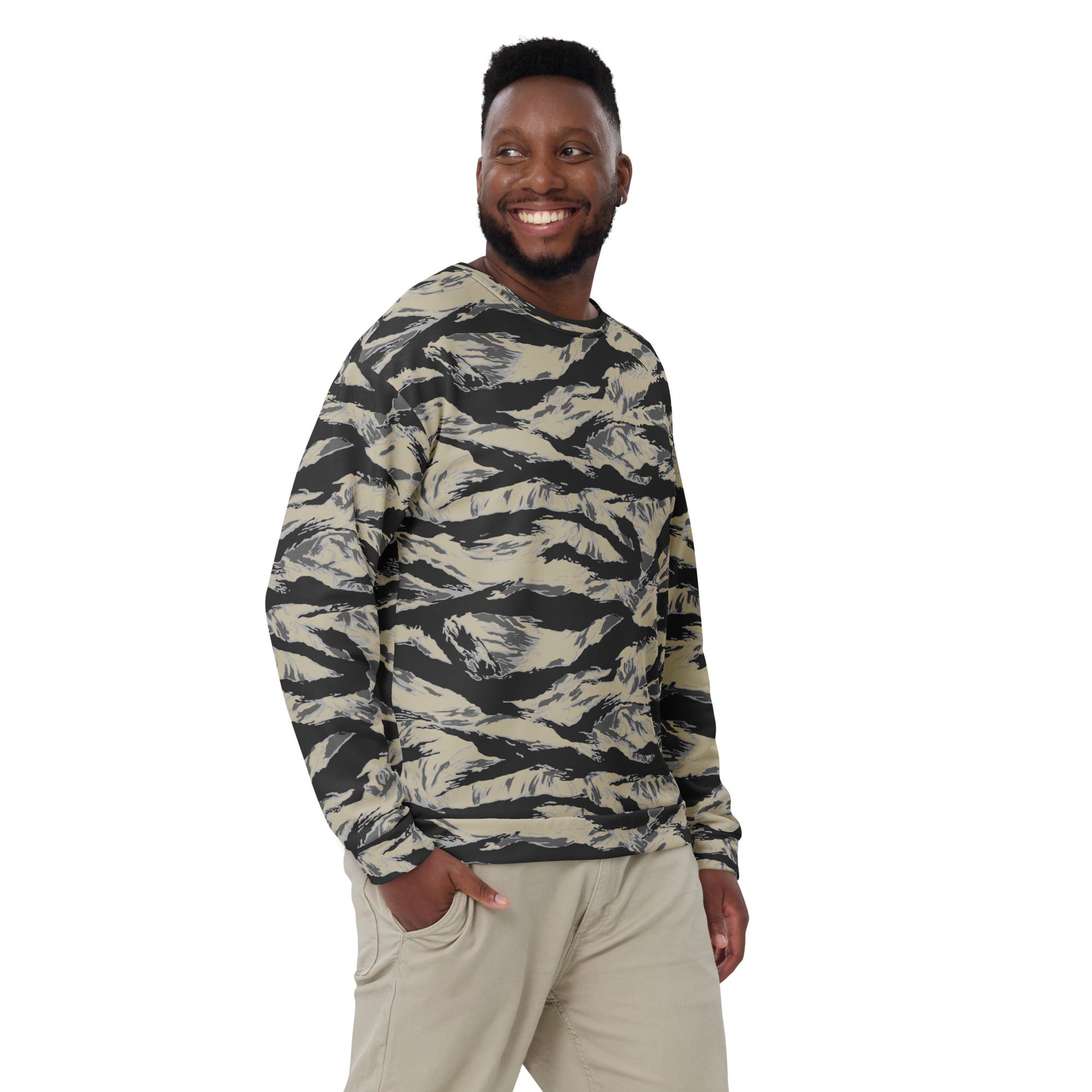 American Tiger Stripe Urban Rubble CAMO Unisex Sweatshirt - Sweatshirts